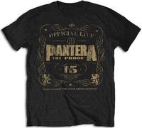 Abbigliamento Pantera: Rock Off - 101 Proof Black (T-Shirt Unisex Tg. L)