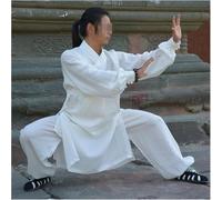 Abbigliamento Per Arti Marziali,Uniformi Tradizionali Cinesi Per Tai Chi E Wing Chun,Allenamento Di Kung Fu Per Arti Marziali Manica Wing Chun Mattina Per Esercizi Abbigliamento B,3XL(93-98kg)
