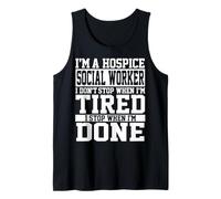 Abbigliamento per assistenti sociali Hospice - Top Funny Workers Design Canotta