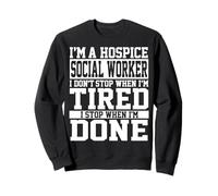 Abbigliamento per assistenti sociali Hospice - Top Funny Workers Design Felpa