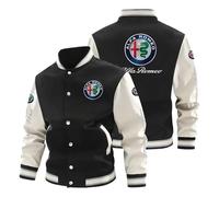 Abbigliamento per Auto, per Alfa Romeo Brera 2005-2010, Felpa con Cappuccio in Cotone per Esterni, Felpe a Maniche Lunghe, Comoda Felpa,M-A