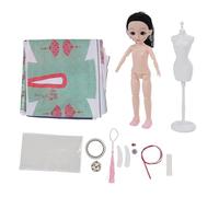 Abbigliamento per bambole per bambini che produce giocattolo, kit di cucito in stile dinastia Tang Kit di stilista fai -da -te per ragazze di compleanno set di artigianato di
