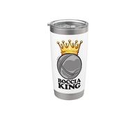 Abbigliamento Per Giocatori Di Bocce King Con Palline Da Bicchiere termico in acciaio inox doppia parete