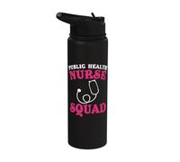 Abbigliamento per infermiere di sanità pubblica, design unico e divertente per infermieri Stainless Steel Insulated Water Bottle