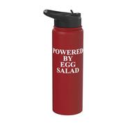 Abbigliamento per insalata di uova - Design divertente e fantastico per gli amanti delle uova Stainless Steel Insulated Water Bottle