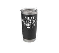Abbigliamento per ispettori di carne | Design fantastico e divertente degli ispettori Bicchiere termico in acciaio inox doppia parete