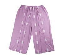 Abbigliamento per la cura dei pazienti, Abbigliamento medico for pazienti post intervento chirurgico Strappo in cotone multicolore Taglie multiple(A Pants,Small)
