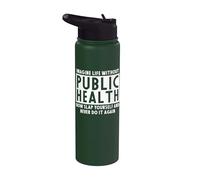 Abbigliamento per la salute pubblica - Miglior design divertente dei lavoratori Stainless Steel Insulated Water Bottle