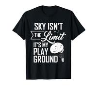 Abbigliamento per parasailing Parasailing Parasailer Sky is My Playground Maglietta