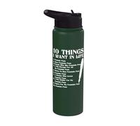 Abbigliamento per penna stilografica, design carino e divertente per amanti delle penne Stainless Steel Insulated Water Bottle