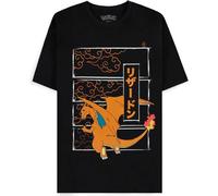 Pokemon: Charizard Black (T-Shirt Unisex Tg. 2XL) -