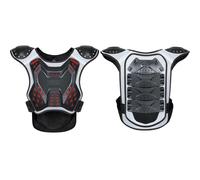 Abbigliamento protettivo per bambini da ciclismo, equipaggiamento protettivo per pettorina da moto da cross-country, giacca protettiva per sci pattinaggio a rotelle scooter,Black-L