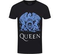 Abbigliamento Queen: Rock Off - Blue Crest (T-Shirt Unisex Tg. L)