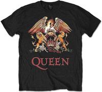 Abbigliamento Queen: Rock Off - Classic Crest (T-Shirt Unisex Tg. S)