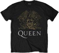 Abbigliamento Queen: Rock Off - Crest (T-Shirt Unisex Tg. XL)