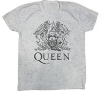 Abbigliamento Queen: Rock Off - Crest Wash Collection (T-Shirt Unisex Tg. XL)