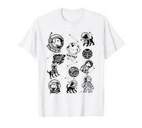 Abbigliamento retrò Cani nello Spazio Maglietta