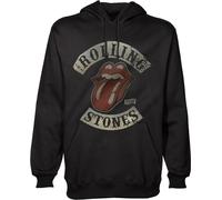 Rock Off The Rolling Stones: Tour 1978, Felpa Con Cappuccio Uomo, Nero, XL