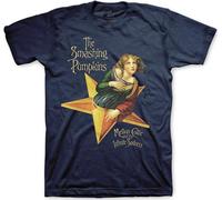 The Smashing Pumpkins 'Mellon Collie' (Navy Blu) T-Shirt - NUOVO E UFFICIALE