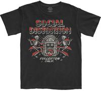 Abbigliamento Social Distortion: Rock Off - Jukebox Skelly (T-Shirt Unisex Tg. L
