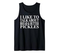 Abbigliamento sottaceto Pane e Burro | Grande Design Divertente sottaceti Canotta