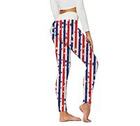 Abbigliamento Sportivo Donna Leggins Vita Alta Day High Leggings Sport Butt Calzamaglia da Donna Stampata Pantaloni da Corsa Indipendenza Vita Yoga Leggins Imbottiti Completo Hot Pink XXL