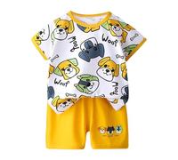 Abbigliamento Sportivo per Bambini,Body Estiva Neonato Set di Abiti Neonati Bimbo Completini e Coordinati Gentiluomo Top Cotone Elasticizzato Stampa Righe Estive Conforto garantito Tutto Il g