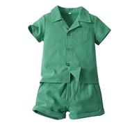 Abbigliamento Sportivo per Bambini,Tinta Unita Set Estiva Outfit Neonato Bimbo Completini e Coordinati Gentiluomo con Tenere Simpatiche Fantasie Design Regalo Festivo Casual Mare Spiaggia
