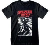 Abbigliamento Stranger Things: Heroes - Article Cut Out Black (T-Shirt Unisex Tg