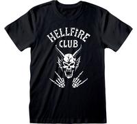 Abbigliamento Stranger Things: Heroes - Hfc Skull Black (T-Shirt Unisex Tg. L)