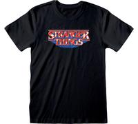 Abbigliamento Stranger Things: Heroes - Retro Logo Black (T-Shirt Unisex Tg. S)
