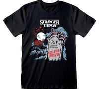 Abbigliamento Stranger Things: Heroes - Rip Eddie Black (T-Shirt Unisex Tg. L)