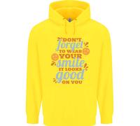 Abbigliamento Tuo Sorriso Feel Good Happy Joy Love Bambini Felpa con Cappuccio