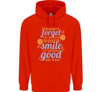 Abbigliamento Tuo Sorriso Feel Good Happy Joy Love Bambini Felpa con Cappuccio