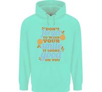 Abbigliamento Tuo Sorriso Feel Good Happy Joy Love Bambini Felpa con Cappuccio
