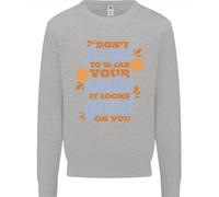 Abbigliamento Tuo Sorriso Feel Good Happy Joy Love Bambini Felpa Maglione