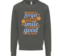 Abbigliamento Tuo Sorriso Feel Good Happy Joy Love Bambini Felpa Maglione