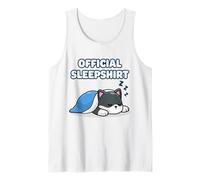 Abbigliamento Ufficiale del Sonno Carino Kawaii Cane Che Dorme Canotta