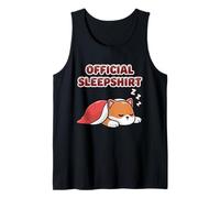 Abbigliamento Ufficiale del Sonno Carino Kawaii Cane Che Dorme Canotta