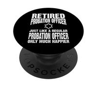 Abbigliamento ufficiale in libertà vigilata in pensione - Design divertente per ufficiali PopSockets PopGrip Adesivo