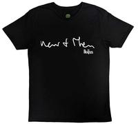 Rock Off Trade T-shirt unisex The Beatles Now & Then - stampa posteriore, ufficiale, nero S