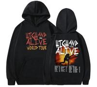 Abbigliamento Vintage da Strada in Cotone Hip Hop Gotico da Uomo Keith Urban High And Alive World Tour Autunno Inverno