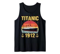 Abbigliamento Vintage per Navi da Crociera oceaniche Retro Titanic 1912 Canotta