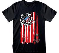 Abbigliamento Wwe: Heroes - Cody Flag Black (T-Shirt Unisex Tg. M)
