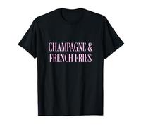 Abbinamento Cibo-Vino con Champagne e Patatine Fritte Maglietta