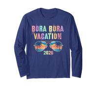 Abbinamento da Viaggio e Nuoto Vintage Bora Bora Vacation 2026 Maglia a Manica
