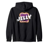 Abbinamento di Amici di Coppia Burro di Arachidi e Gelatina Felpa con Cappuccio