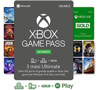 Abbonamento Xbox Game Pass Ultimate - 3 Mesi | Xbox Live Gold è incluso con l'abbonamento 3 Mesi | Xbox & Windows 10 - Codice download