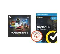Abbonamento Xbox PC Game Pass - 1 Mesi - Windows 10/11 - Download Code + Norton 360 for Gamers 2024 |Antivirus per 3 Dispositivi | Licenza di 1 anno | Codice d'attivazione via email