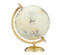 Abbott Collection 57-LATITUDE-02 Globo su supporto, metallo e plastica, avorio
